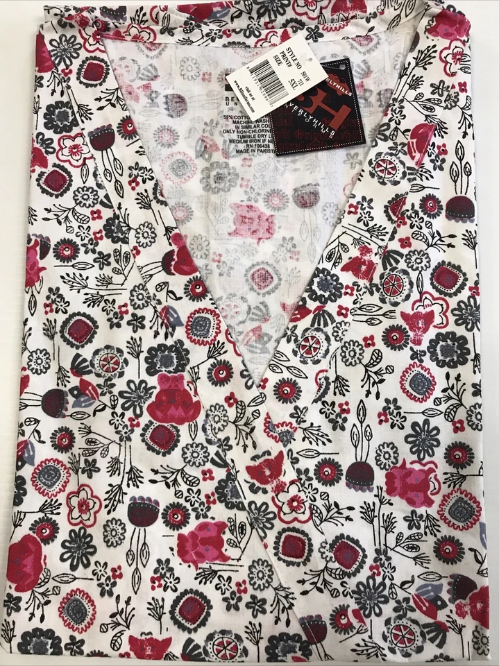 New w/Tags - Beverly Hills Uniforms Plus Size Scrub Top, Style #501W, 3XL-5XL - Image 1 of 1