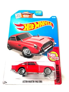 Hot Wheels Aston Martin 1963 DB5 THEN AND NOW red - Picture 1 of 1