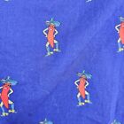 Wrangler Blues Women's Sleeveless Western Shirt Red/Blue Chili Pepper Cookoff M
