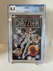 Dazzler #1 CGC 8.5 VF+ Wp 1981 Bob Larkin Painted Cvr - Picture 1 of 2