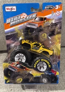 Maisto Dirt Monster "Claw Machine" Coyote XS Die-Cast Metal Yellow Truck - Picture 1 of 3