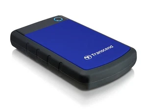 Transcend 2 TB Rugged Portable Hard Drive - Shock Resistant USB 3.1 Gen 1 StoreJ - Picture 1 of 9