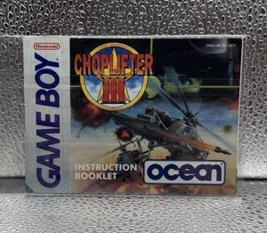 Choplifter 3 Nintendo Game Boy Manual Rare VGC UKV 1994 #0017 - Picture 1 of 5