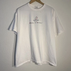 Vtg Microsoft Windows T Shirt Men’s Size XL Promo Y2K - Picture 1 of 8