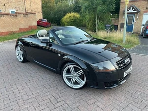 2003 AUDI TT 180 BHP CONVERTIBLE QUATTRO*NEW ROOF+Clutch*Rare WHITE Leather*BOSE - Picture 1 of 23