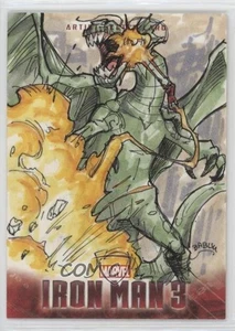 2013 Upper Deck Marvel Iron Man 3 1/1 Babisu Kourtis Auto Sketch i1f - Picture 1 of 3
