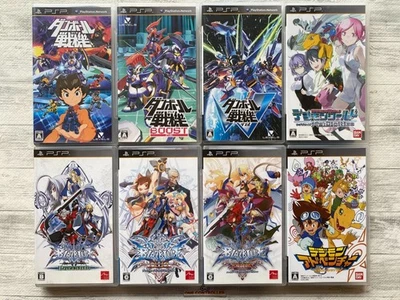 SONY PSP Danball Senki & Blazblue & Digimon World & Adventure 2 set from Japan - Image 1 of 4