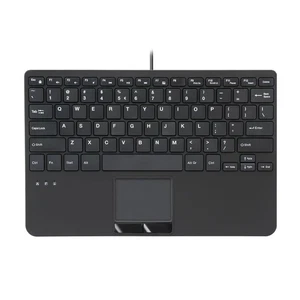 PERIBOARD-525 US, Wired Mini USB Keyboard with Touchpad - X Type Scissor Keys... - Picture 1 of 7