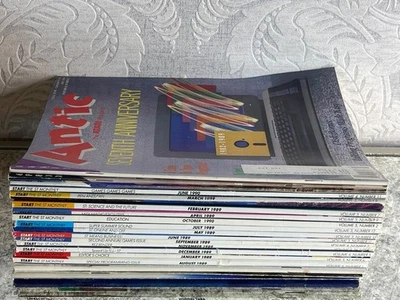 Lote de 20 números de revista Atari vintage - START, ANTIC, & Atari Explorer Foto 1 de 4