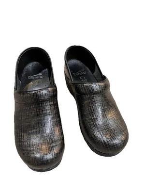 Zuecos para mujer Dansko profesionales de charol de lino talla EU 37 (US 6,5-7) plataformas Foto 1 de 4