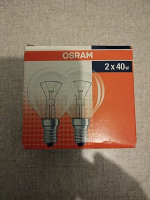 OSRAM Glühbirne Classic P CL 40 Glühlampe 40W E14 230V klar, 1 x 2 Stück - NEU - Bild 1 von 3