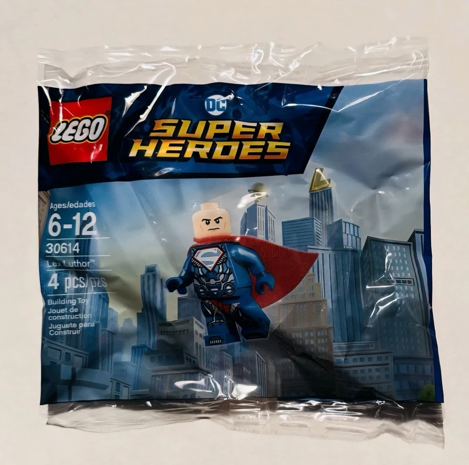 LEGO DC Super Heroes Lex Luthor Minifigure New! Sealed Polybag 30614 Exclusive! - Image 1 of 1