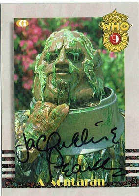 Jacqueline Pearce hand signed Doctor who Premiere trade card #1 - Image 1 of 2