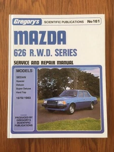 Gregory's No 181 Mazda 626 RWD Series Service and Repair Manual - Picture 1 of 7