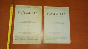 Favilletta Rivista mensile enimmi enigmi enigmistica rara 2 numeri 1924 - Imagen 1 de 1