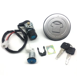 Ignition Switch Fuel Gas Cap Seat Lock Key Set For 2004-2010 Honda CBR125R/RS/RW - Picture 1 of 7