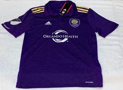 ADIDAS MLS Orlando City SC Home Purple S/S Soccer Jersey Youth Boys Girls Sz L - Image 1 of 3