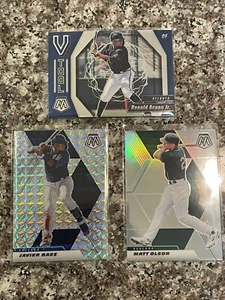 RONALD ACUNA JR. 2021 Panini Mosaic V Tool Insert + PRIZMS & RC’s - 15 CARD LOT - Picture 1 of 8