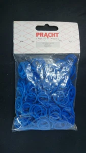 Bandas elásticas Loom Bands 600 uds. Azul saciado, fa. Esplendor, cintas Bandz, pulsera DiY - Imagen 1 de 3