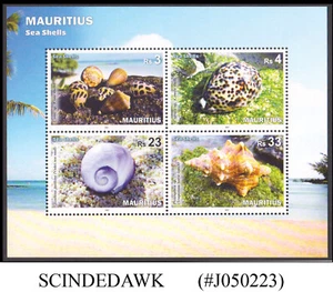 MAURITIUS - 2017 CONCHIGLIE MARINE / VITA MARINA - MIN/SHT NUOVO DI ZECCA - Foto 1 di 1
