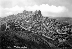 Postal RPPC Troina Veduta City Scape Sicilia De Colección Años 60 - Imagen 1 de 2