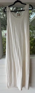 Vintage Blue Fish Under Dress Slip Lace Long Sleeveless Cotton Poly Size 3 XXL - Picture 1 of 8