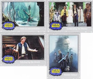 2017 Star Wars Reise zu den letzten Jedi Silber Starfield Lot (9 verschiedene) - Bild 1 von 1