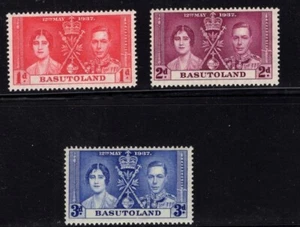 Basutoland 1937 KGVI Krönung postfrisch Sc 15-17 SG 15-17 - Bild 1 von 1