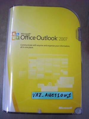 Microsoft MS Office Outlook 2007 Full Retail Box English Version=NEW SEALED BOX= - Image 1 of 4