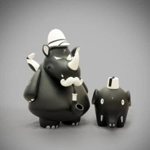 Arti sconosciute giocattolo artistico Frank Kozik William, Henry & Reginald Heart of Darkness - Foto 1 di 6