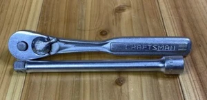 Craftsman Ratchet Wrench 3/8" Drive Quick Release Vintage  With 6” Extension - Picture 1 of 8