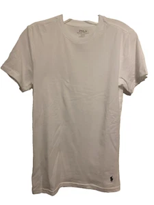 Polo Ralph Lauren Stretch Slim Fit T Shirt Size Small Crewneck White NWOT - Picture 1 of 4