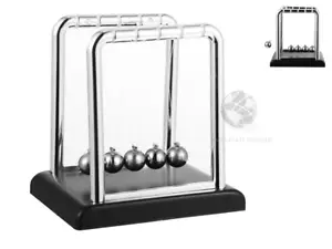 NEWTON PENDULUM 5 SPHERES METAL HOME FURNITURE OFFICE DECOR PERPETUAL MOTORCYCLE - Picture 1 of 2