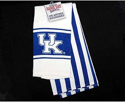 Kentucky Wildcats 2 Piece Kitchen Towel Set [NEW] NCAA Cooking Holder Stove Dish Cover