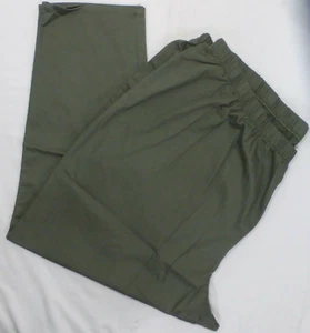 WOMAN WITHIN Elastic Waist Pant #6763, Green, Size 36W, NWT - Picture 1 of 4