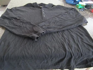 Axist Long Sleeve Polo Shirt - Black - XL - Picture 1 of 2