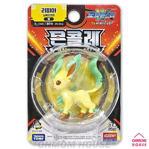 Pokemon LEAFEON Moncolle Mini Figure Academy Takara tomy Korean Toys Cover