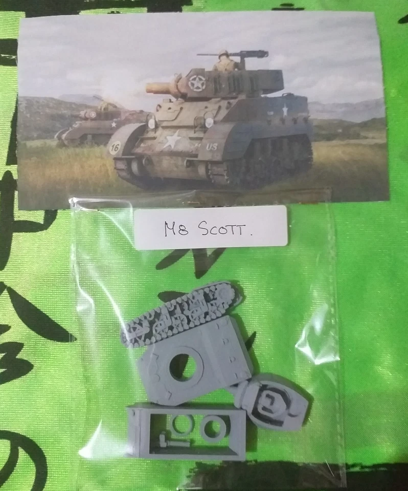 Kit maqueta para montar y pintar - Vehículo militar - M8 Scott . - Immagine 1 di 1