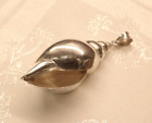 Vintage Large Sterling Silver Seashell Conch Pendant 14.5 Grams 925 Beach Ocean