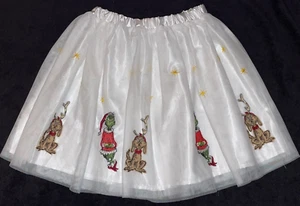 HANNA ANDERSSON DR. SEUSS GRINCH & MAX OFF WHITE TUTU SKIRT SZ 140 CM US 10 - Picture 1 of 3