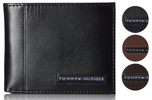 Tommy Hilfiger Men's Premium Leather Credit Card ID Wallet Passcase 31TL22X063 - Picture 1 of 22