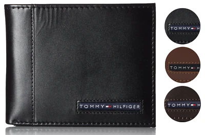 Tommy Hilfiger Men's Premium Leather Credit Card ID Wallet Passcase 31TL22X063 - Image 1 of 3