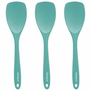Upgrade Silicone Spatula Spoon Set Heat-Resistant Nonstick Baking Scrapers 3pcs - Picture 1 of 9
