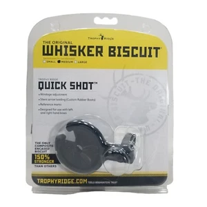 Trophy Ridge Whisker Biscuit Original Archery Arrow Rest Medium Black RH/LH NEW - Picture 1 of 4