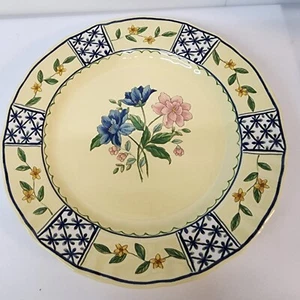 SET 3 Mikasa Country Classic Large Dinner Plates Yellow 11" Floral Sunflower 🌻  - Picture 1 of 8