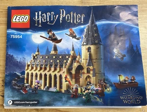 Harry Potter Hogwarts Great Hall LEGO Set #75954 Instruction Book Manual Only - Picture 1 of 3