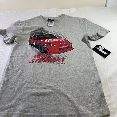 NASCAR Tony Stewart #14 Logo Racing Graphic T Shirt Youth 14/16 - Изображение 1 из 4