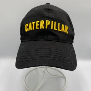 CAT Caterpillar Construction Equipment Fitted Hat Cap Size S/M Black - Picture 1 of 5
