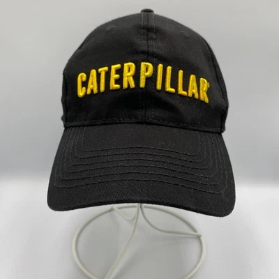 CAT Caterpillar Construction Equipment Fitted Hat Cap Size S/M Black - Image 1 of 4