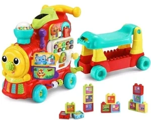 NEW Vtech 4-In-1 Learning Letters Train Sit To Stand 15+ Activities - Picture 1 of 9